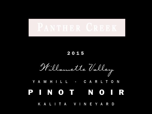 Panther Creek 2015 Kalita Vineyard Pinot Noir | Chuck Hill Wine Review